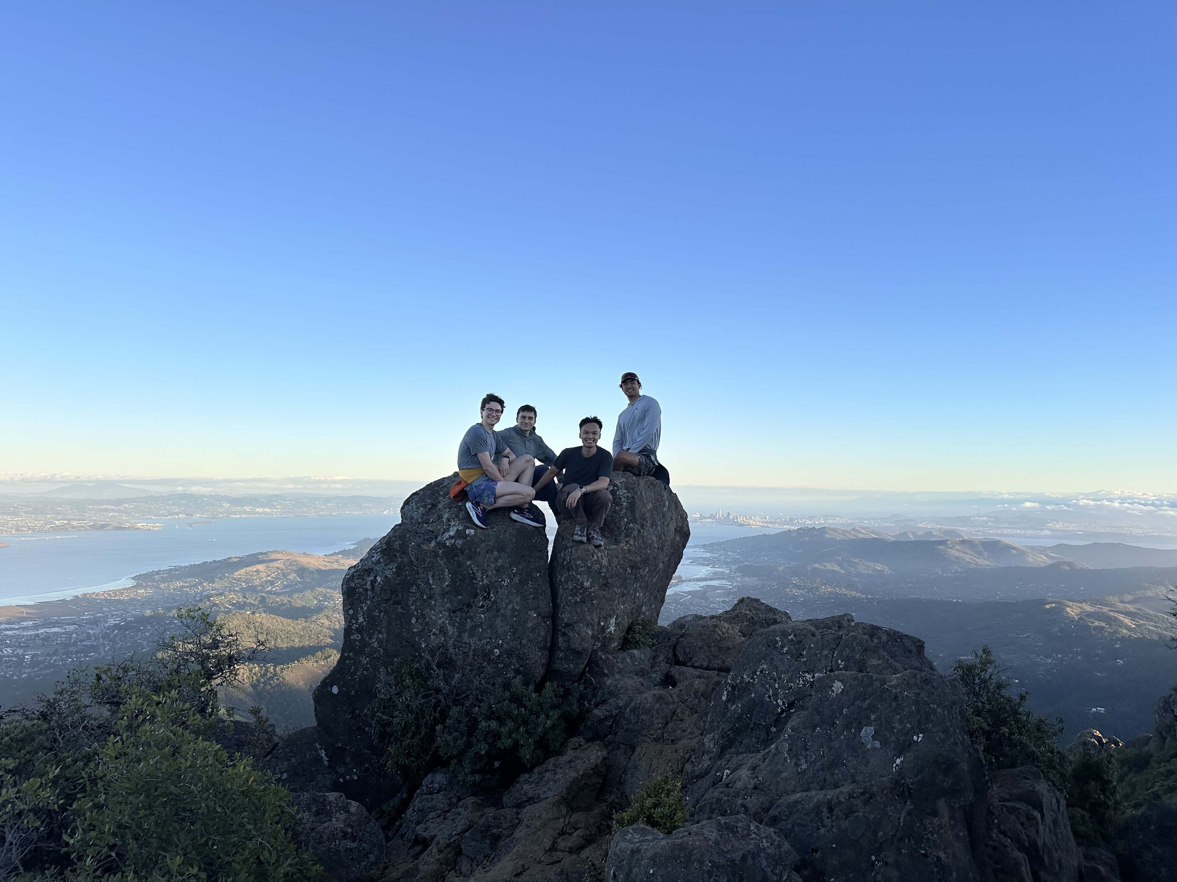 The MAIA team on a hike
